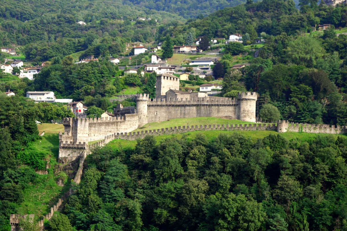 Switzerland Road Trip - Castlegrande in Bellinzona