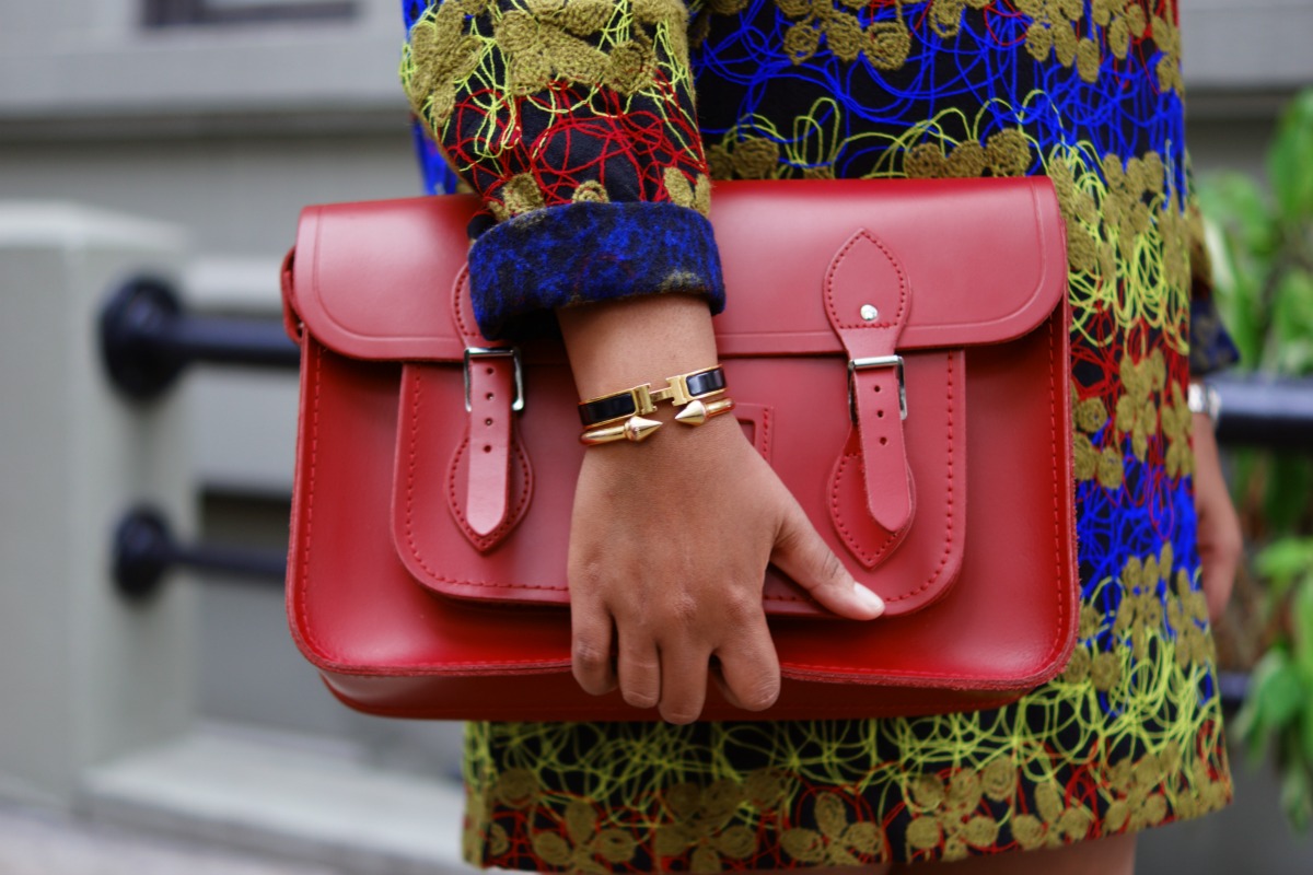 zara embroidered mini dress, cambridge satchel messenger bag, nyc fashion blogger, closet confections