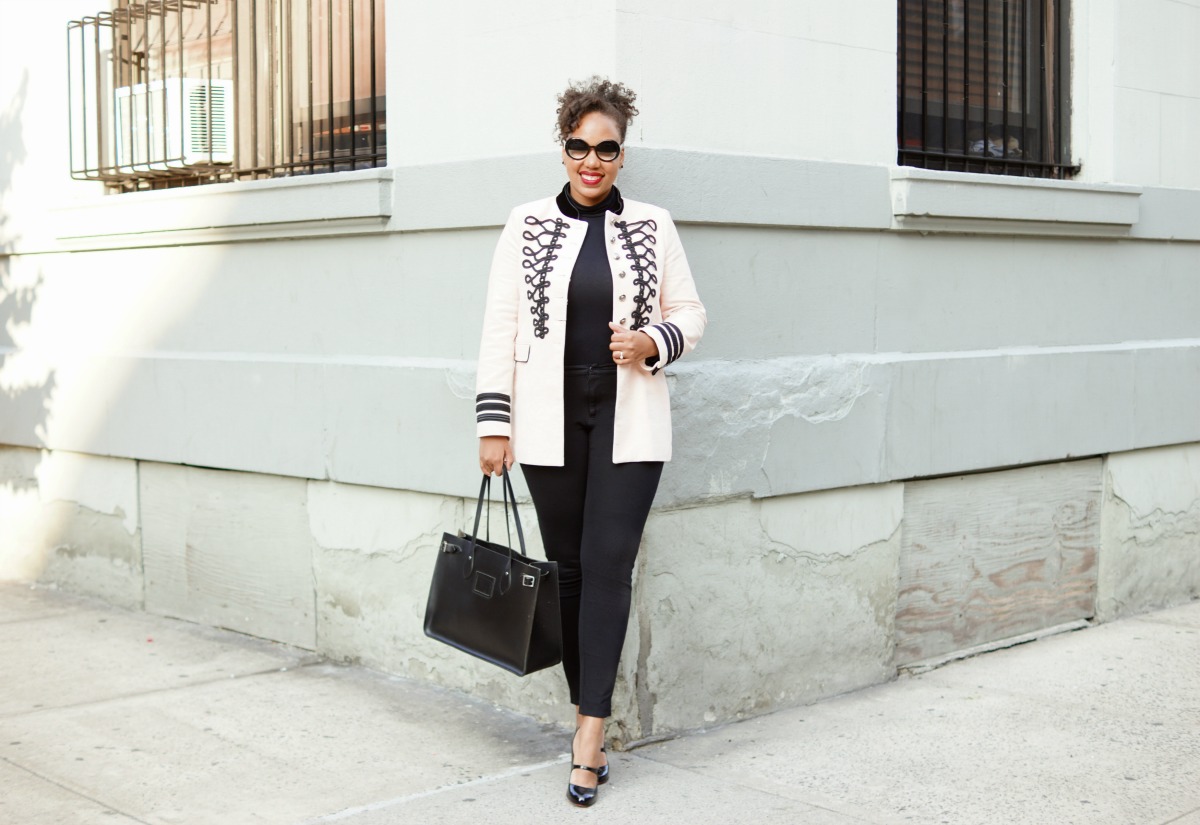 Zara Military Jacket, closet confections, nyc fashion blogger