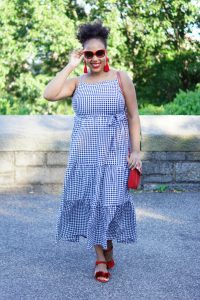 preppy fashion blogger, nyc fashion blogger, old navy maxi dress, gingham maxi dress