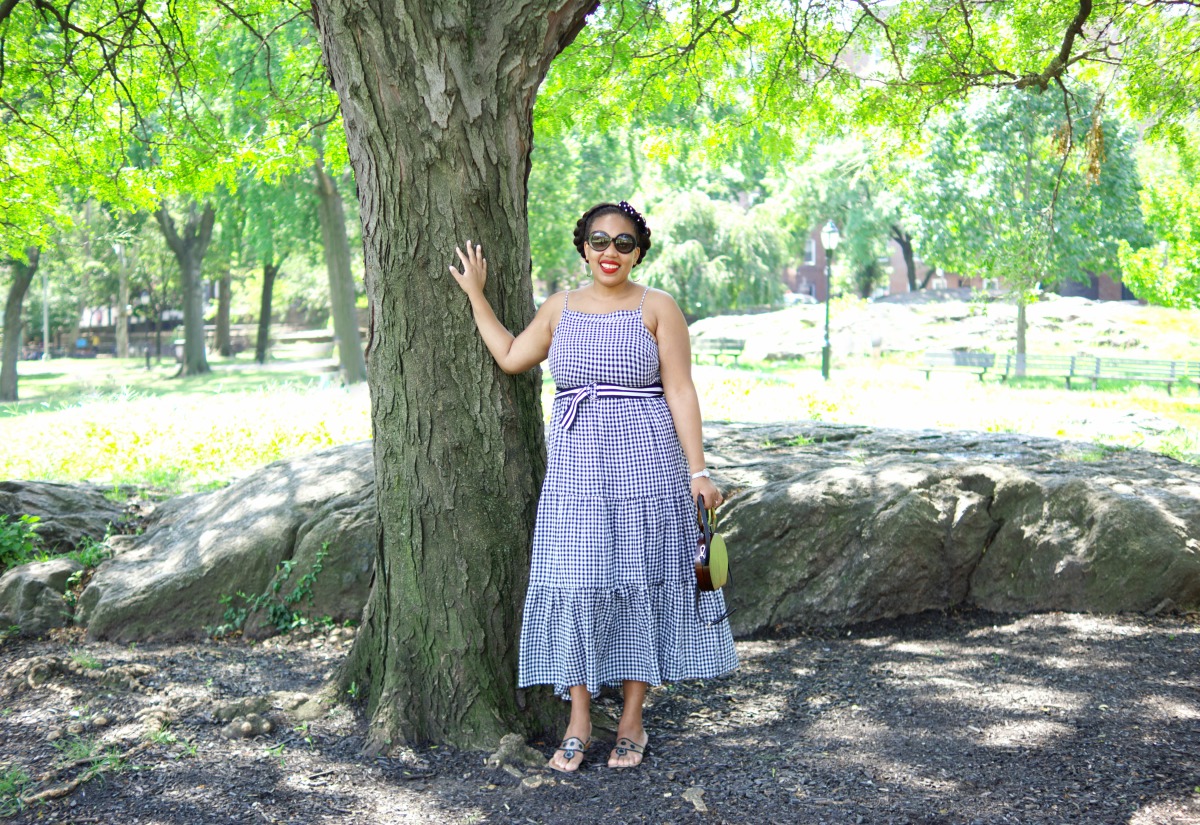 old navy maxi dress, mommy and me matching outfits, gingham dress, nyc fashion blogger, nyc mommy blogger